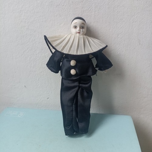 Vintage doll pierrot clown - doll,