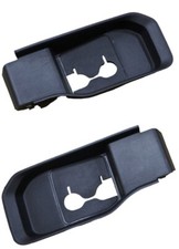 23-25 Super Duty Front Bumper Tow Hook Covers Pair PC3Z8310AA PC3Z8311AA OEM