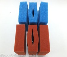 Oase Biotec Compatible 5/10/30 Filter Foam Sponge Set - 3 x Coarse 3 x Fine