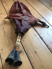 Antique / Vintage Tunisian Mezwed Folk Bagpipes Rare