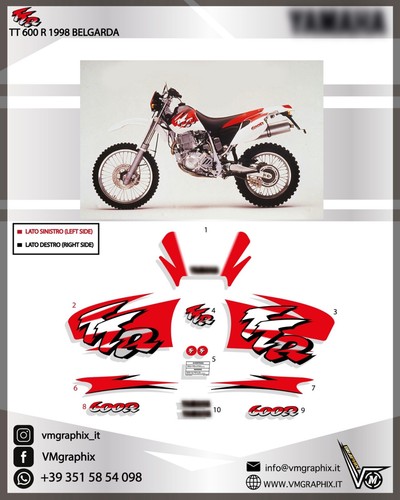 1998 ttr 600 graphics - 1998,