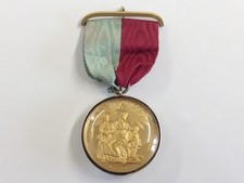Vintage Gold On Silver Masonic Duke Of Sussex Jewel Medal 1936