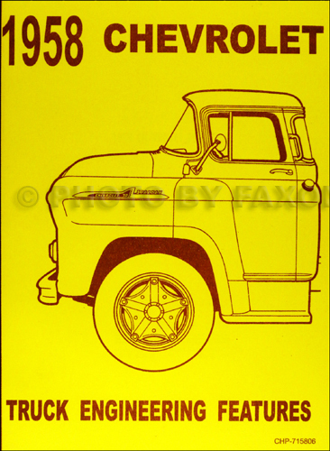 1958 chevrolet truck - chevrolet,