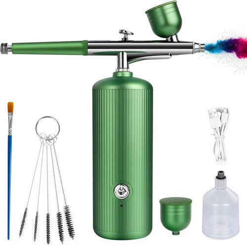 Airbrush kit with compressor - compressor,