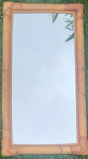 Vintage Bamboo Rattan Mirror