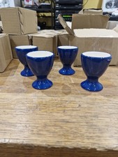 4 x Coloured Ceramic Egg Cups