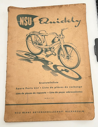 Original nsu quickly moped - original,