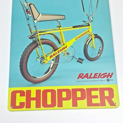 Raleigh chopper bicycle sign - bicycle,