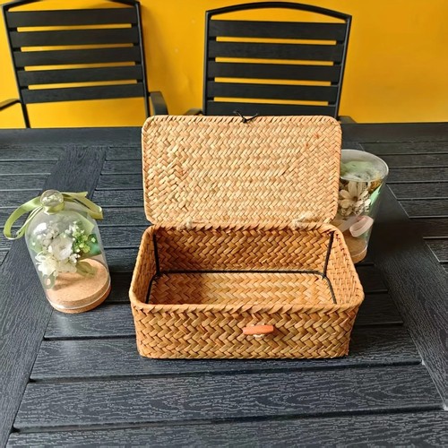 Woven storage basket - storage,