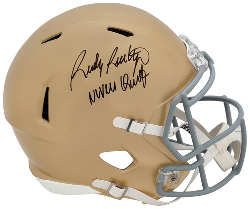 Rudy ruettiger signed notre - signed,