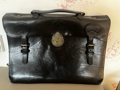 Genuine black leather mulberry - genuine,