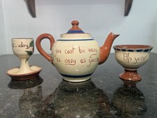 Watcombe Motto Ware Teapot and