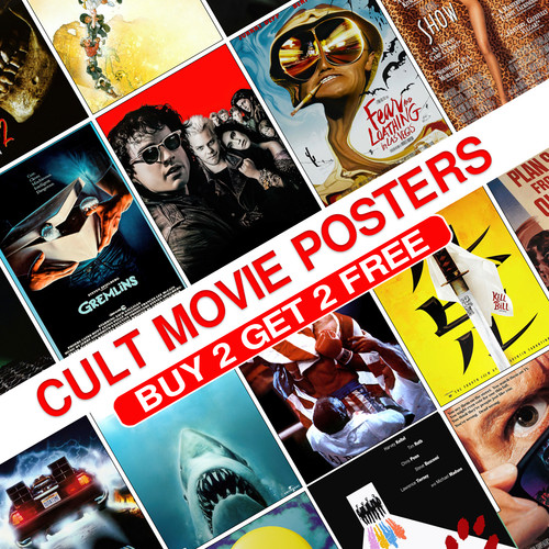 Cult movie posters 80s - cult, 90s