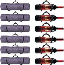 Wall Mounted Wine Rack - Elegant Wine Bottle Holder and Storage Organizer