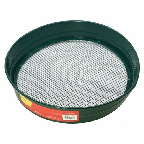 Metal round garden sieve - metal,