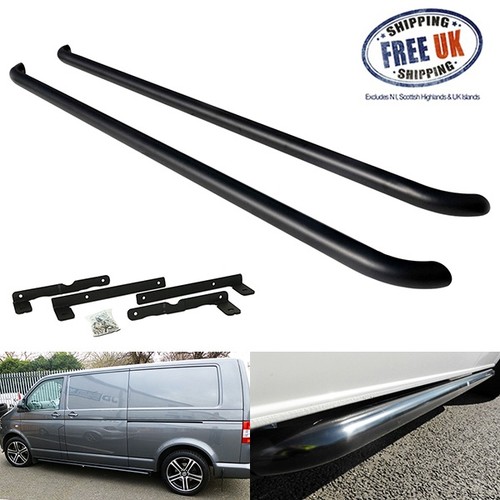 Black side step - black, rail