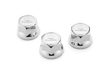 GENUINE ALCOA NAMED CHROME WHEEL NUT COVERS FITS EITHER 32MM OR 33MM WHEEL NUTS 