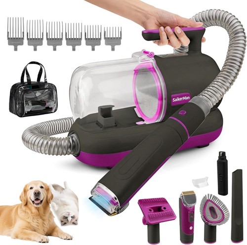 Dog grooming kit with - kit, vacuum