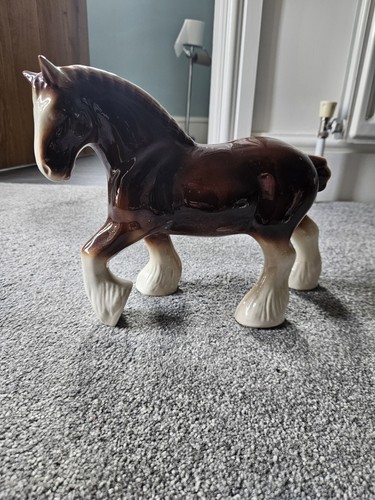 Pottery shire horse - shire,