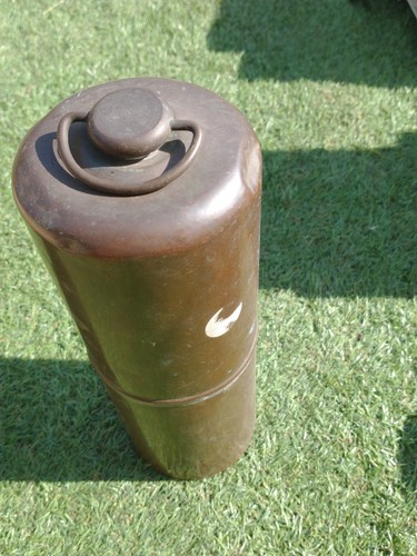 Vintage copper cylinder hot - cylinder,