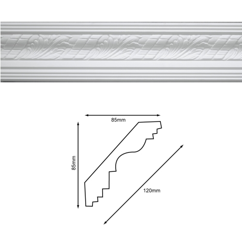 Sample coving cornice - /,