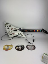 Xbox 360 Guitar Hero Gibson Guitar Red Octane Wired Controller X-plorer Tested