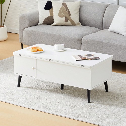 White 100cm lift top - white,