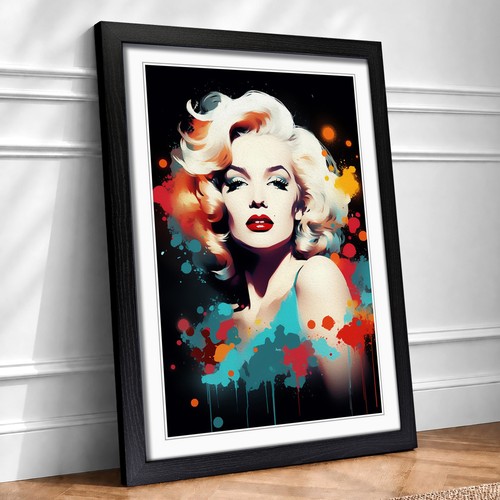 Marilyn monroe modern framed - marilyn,