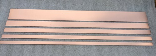 Thin copper strips meter - thin,