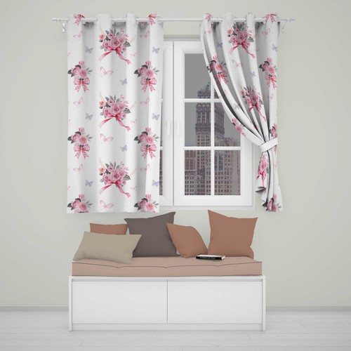 Blackout eyelet curtains - blackout,