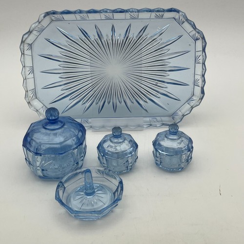 Vintage 1930s art deco blue - vintage,
