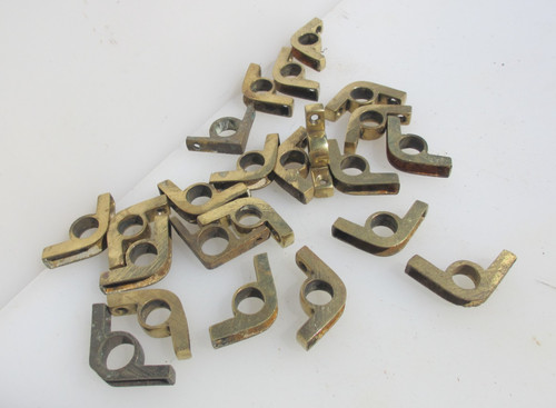 Antique brass stair - antique, clips