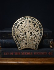 Vintage Brass Trivet Pressed
