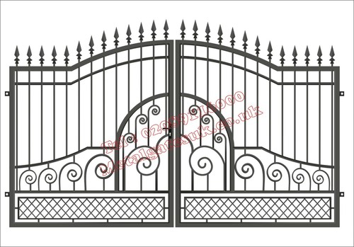 Driveway gates composite wood - driveway,