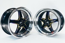 4X18" HART HR77 5x120 Wheels