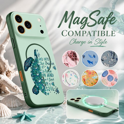 Ocean animal magnetic - ocean, magsafe