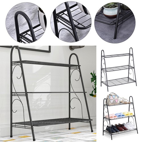 Metal shoe storage shelf - metal, 3