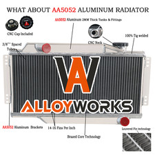 2 Rows Aluminium Radiator Fit