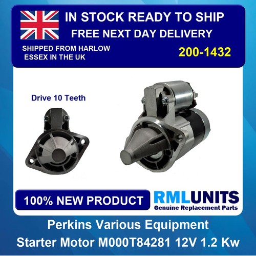 Starter motor for jcb - motor,