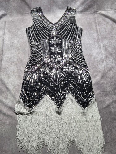 1920 black silver - 1920's, black/silver