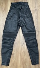 BELSTAFF Trousers Ladies Leather Motorcycle Biker Pants Motorbike Biker 