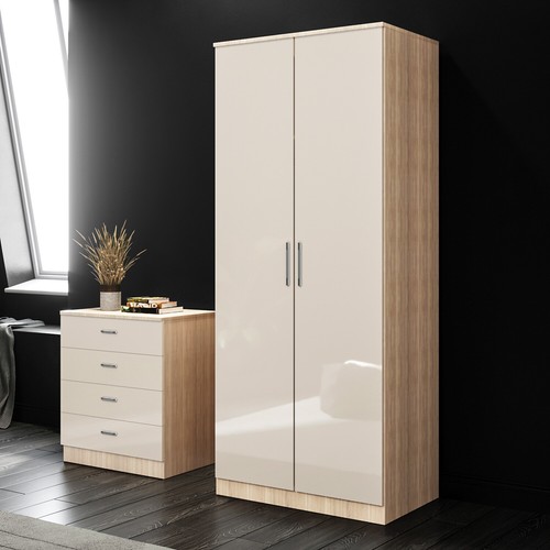 3pcs high gloss bedroom - high,