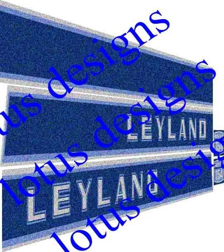 Leyland 154 stickers decals - 154,