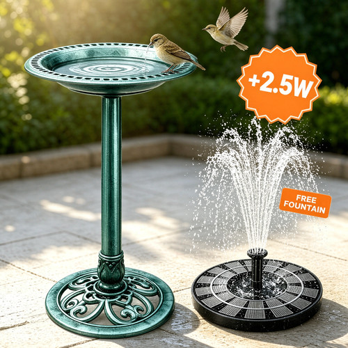 Vintage pedestal bird - vintage,