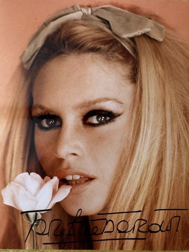 Brigitte bardot signed - brigitte,