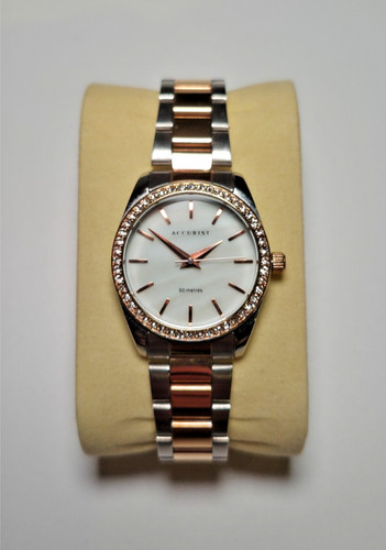 Accurist two tone - accurist, crystal