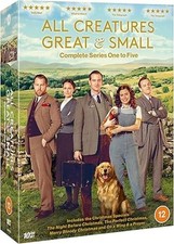 All Creatures Great & Small DVD Box Set–Complete Series 1–5 [12]–Fast Dispatatch