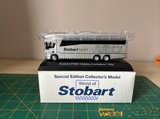 Atlas Editions World Of Stobart Scania P380 Oakley Horsebox 1/76