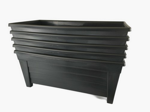 Trough plant pot plastic - pot,