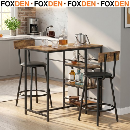 Breakfast bar table set stools - breakfast,